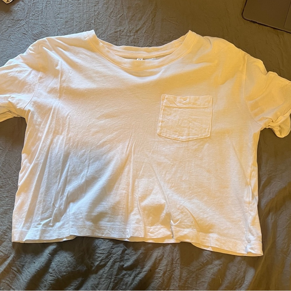 H&M White Basic T-Shirt